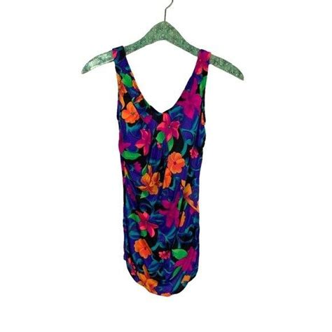 Jantzen Vintage Swimsuit 10 One Piece Gem