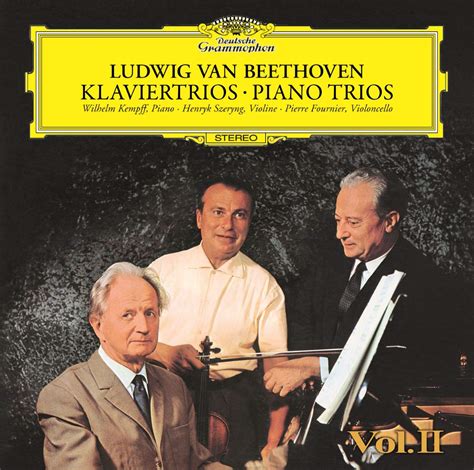 Beethoven Kempff Wilhelm Beethoven Piano Trios Vol 2 UHQCD MQA