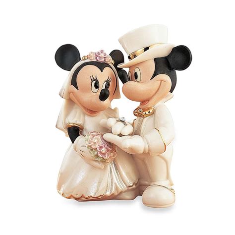 Lenox Disney Minnie S Dream Wedding Figurine Porcelain Mickey And