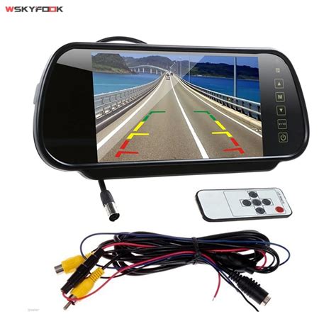 Inch Hd Tft Lcd Color Car Rearview Mirror Monitor With Video