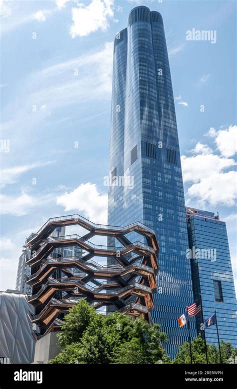 The Vessel Sculpture Is The Centerpiece Of The Hudson Yards Complex