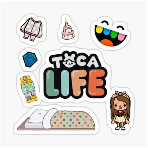 "Toca boca" Sticker for Sale by LifestylElla | Redbubble