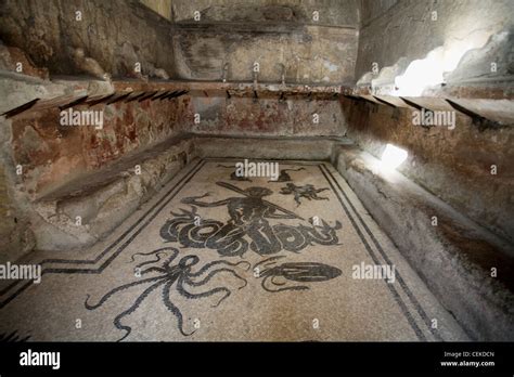 After eruption Mount Vesuvius in 79 AD town Herculaneum buried under ...