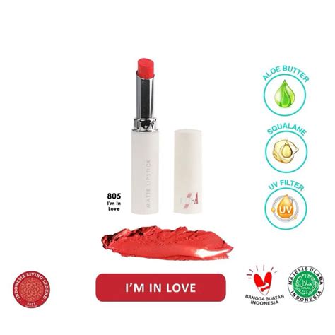 Jual Ready Red A Lip Glo Color Balm In Lipstik Viral Lipbalm Viral