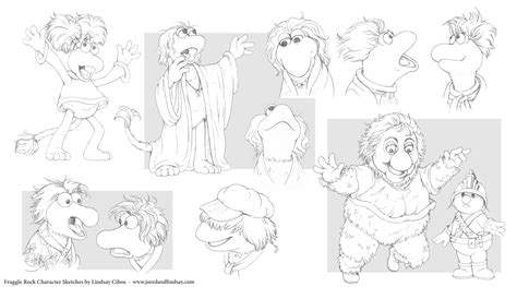 Fraggle Rock Characters by LCibos on DeviantArt