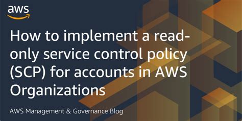 Service Control Policies Aws Cloud Operations Blog