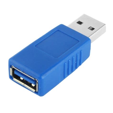 อะแดปเตอร์สายเคเบิล Usb 3 0 Am ถึง Usb 3 0 Af สีน้ำเงิน