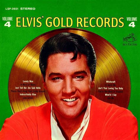 Elvis Presley Gold Records Volume 4 On 180g Import Lp From Speakers