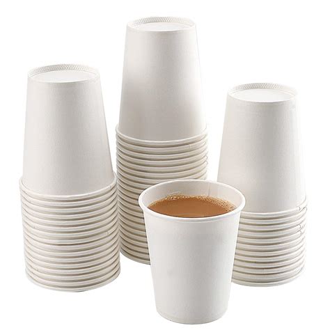 Buy Luxki Paper Cups 150 Pack 8 Oz Paper Cups White Paper Coffee Cups