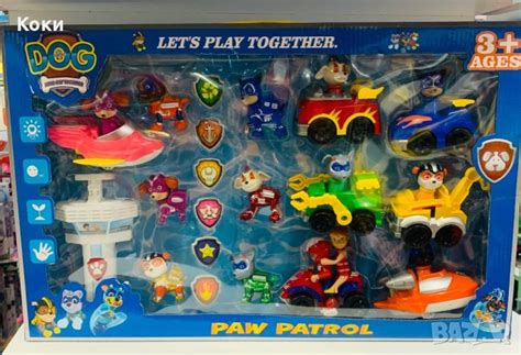 Комплект с фигури*PAW-PATROL* в Коли, камиони, мотори, писти в гр ...