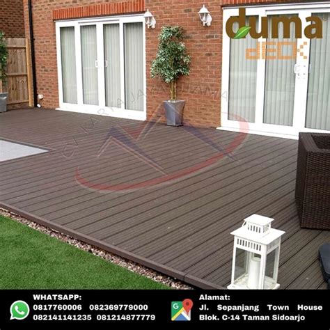 Jual Duma Deck Wpc Sebagai Lantai Outdoor Surabaya Karya Jaya Utama