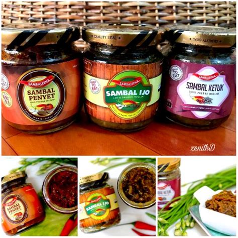 COMBO SET 3 BOTOL Sambal Ijo Sambal Ketuk Sambal Penyet