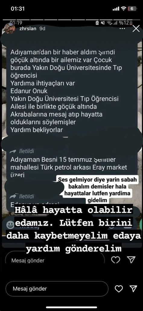 efsun on Twitter RT eskisarkiIar Eda yaşıyor lütfen paylaşalım