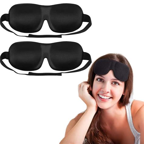 2 Pcs Eye Mask For Sleep 3d Sleep Mask Soft Comfort Eye Shade Cover