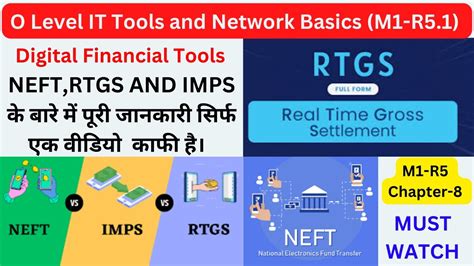 O Level M R What Is Neft What Is Rtgs What Is Imps Difference