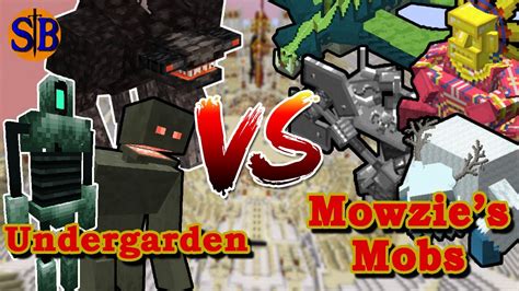 Undergarden Vs Mowzie S Mobs Full Mods Battle Minecraft Mobs Battle