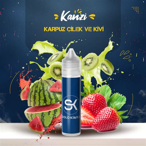 Kanzi 30 60 100 ML Dıy Kit Aroma Solo Kimya