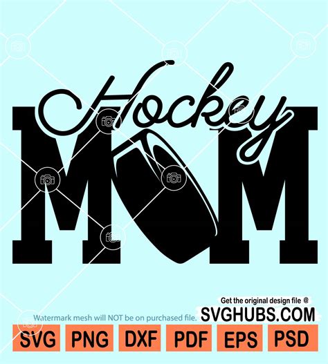 Hockey Mom Svg Hockey Svg Hockey Quote Svg Hockey Fan Svg Sports