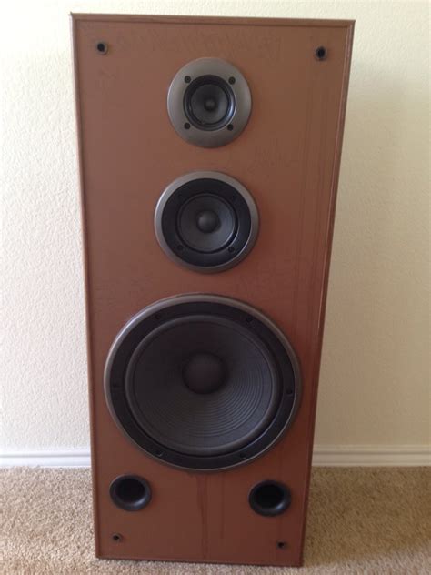 Set Of Two Technics Sb A Subwoofer Way Speaker For Sale In