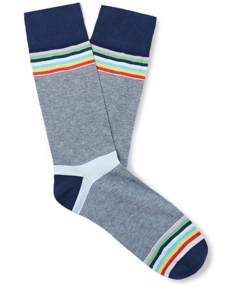 Richard James（リチャード ジェームス）の「richard James Striped Cotton Blend Socks