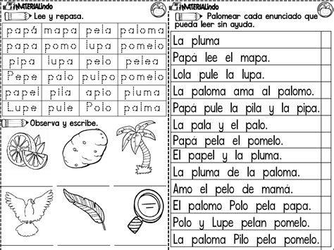 Silabas Lecto Escritura Preescolar Lectura Y Escritura E