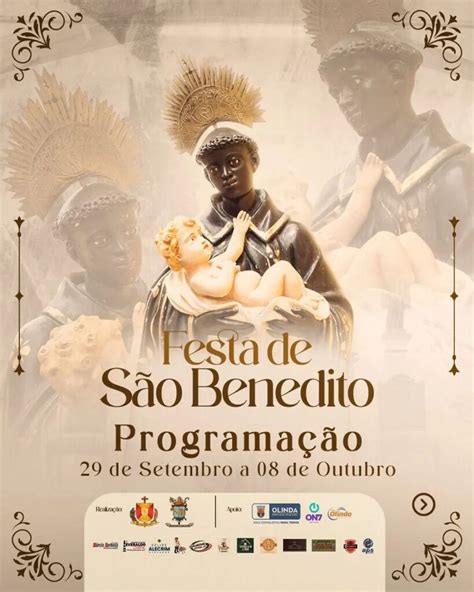 FESTA EM HONRA AO GLORIOSO SÃO BENEDITO PADROEIRO DE AGUAZINHA OLINDA