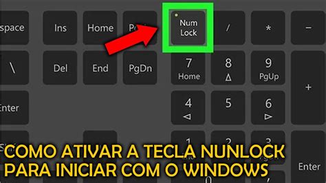 Como Ativar O Num Lock No Windows 10 Image To U