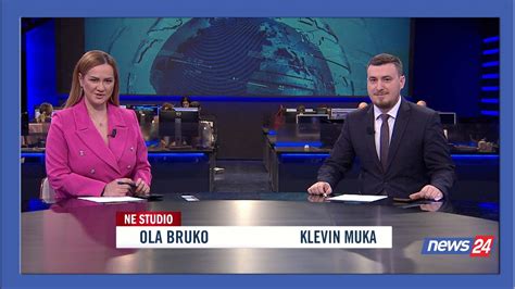 Shkurt Edicioni I Lajmeve Ne News Ne Studio Ola Bruko Dhe