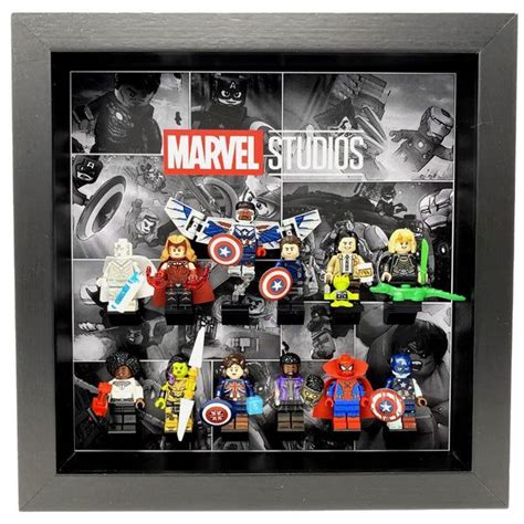 Frame For Lego Marvel Studios Minifigures Series Black Lego Set