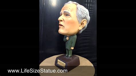 George W Bush Statue YouTube