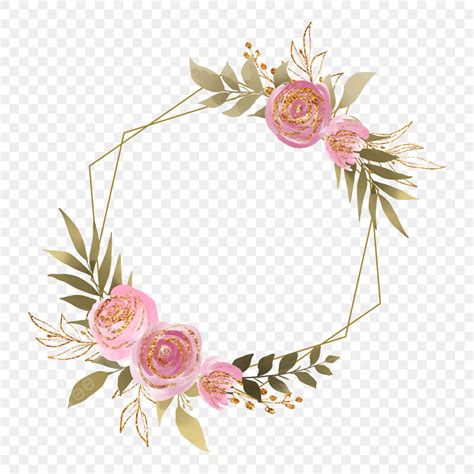 Flower Frame Vector Png