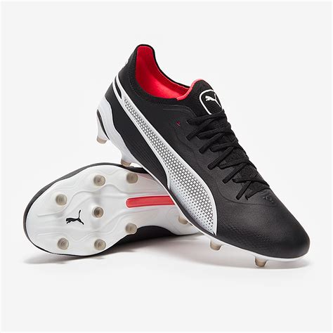 Puma King Ultimate Fgag Puma Blackpuma Whitefire Orchid Mens Cleats Prodirect Soccer