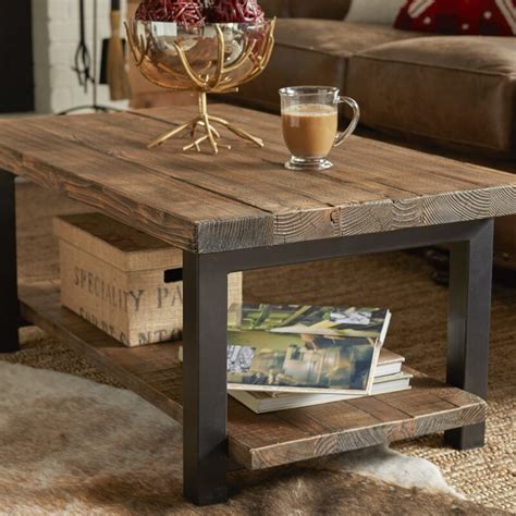 Loon Peak Somers 42 Woodmetal Coffee Table And Reviews Wayfair