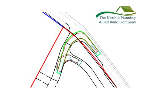 A Cad Drawing Showing An Example Of A Highways Plan