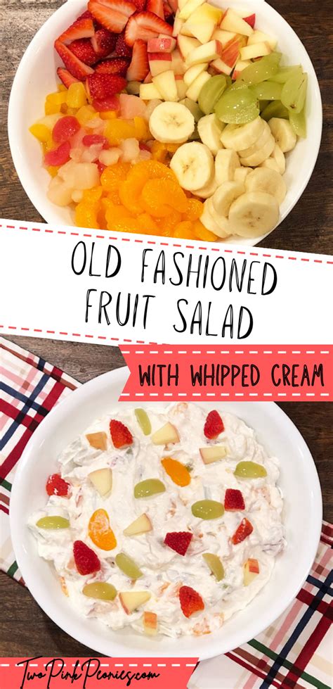 Old Fashioned Fruit Salad Cream Cheese Fruit Salad Fruit Salad With