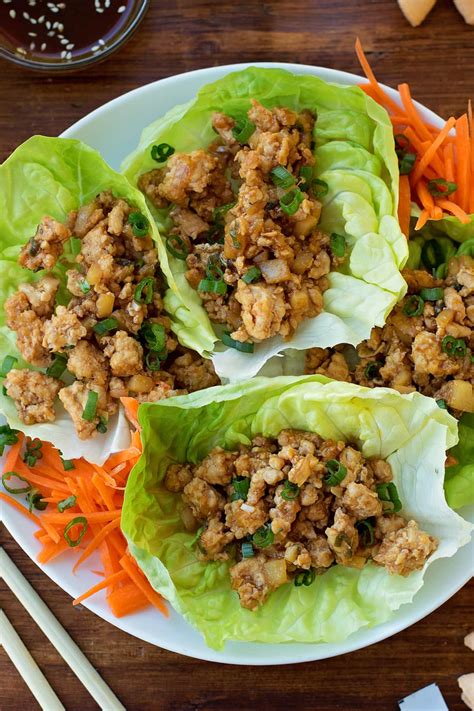 Ground Chicken Lettuce Wraps Recipe