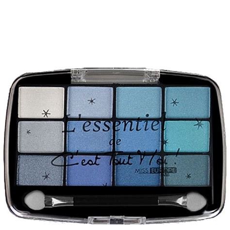 Blue eyeshadow palette Ombre à paupières Ombre à paupières bleu