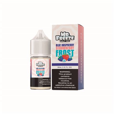 Mr Freeze Salt Blue Raspberry Strawberry Frost 30ml Oficina Vapor