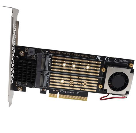 Adapter Karta Przejściówka Pci Pcie X8 Na 2x Dysk Do M2 Nvme Bifurcation Sklep Opinie Cena