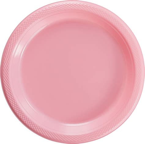 Amazon Exquisite Inch Pink Plastic Dessert Salad Plates Solid