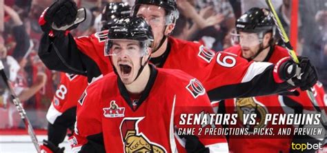 Senators Vs Penguins Series Game Predictions Picks Odds