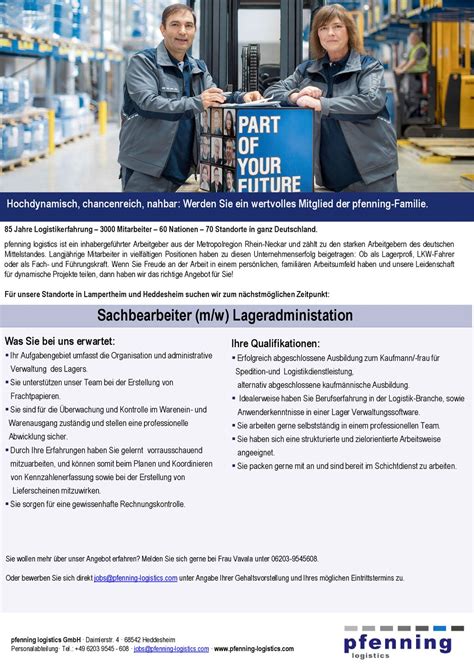 Sachbearbeiter M W Lageradministation Ppt Herunterladen