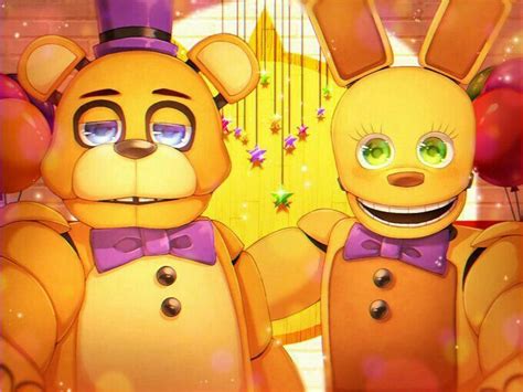 🌟 Fredbear And Spring Bonnie 🌟 •ᴗ• 。´ω` Fnaf Dibujos Animatronicos Fnaf Fnaf