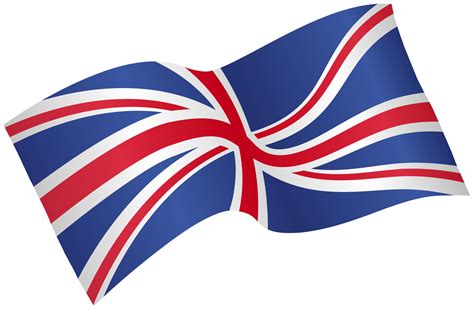 Waving Flag Of Uk Isolated On Png Or Transparent Backgroundsymbols Of