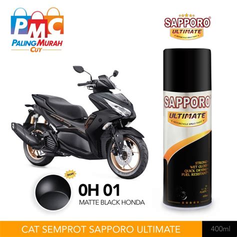 Jual SAPPORO ULTIMATE Colour Cat Semprot OH01 MATTE BLACK HONDA 400cc