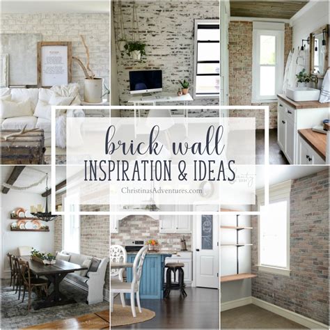 Interior brick wall inspiration & ideas - Christina Maria Blog