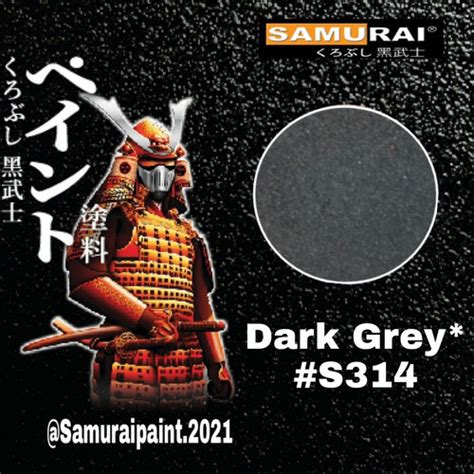 Jual Samurai Paint Dark Grey S Cat Semprot Samurai Warna Abu Abu