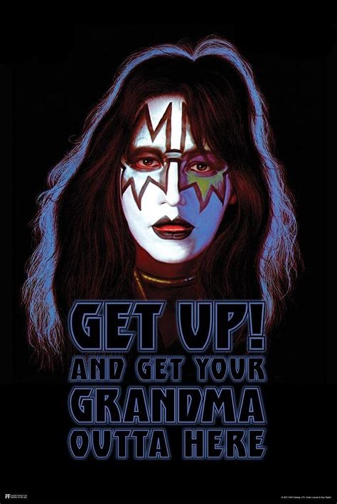 Kiss Poster Spaceman Ace Frehley Solo Album Get Up And Get Your Grandma