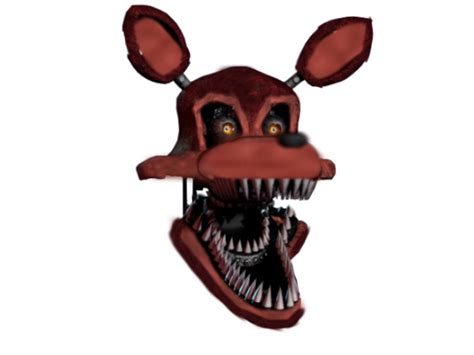 Fixed Nightmare Foxy Head By Mangledamango On Deviantart