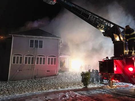 Firefighter Injured Battling Howell House Fire In Frigid Conditions